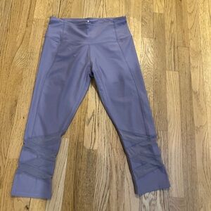 Ladies Size Medium Apana Purple Activewear Yoga workout wear GUC